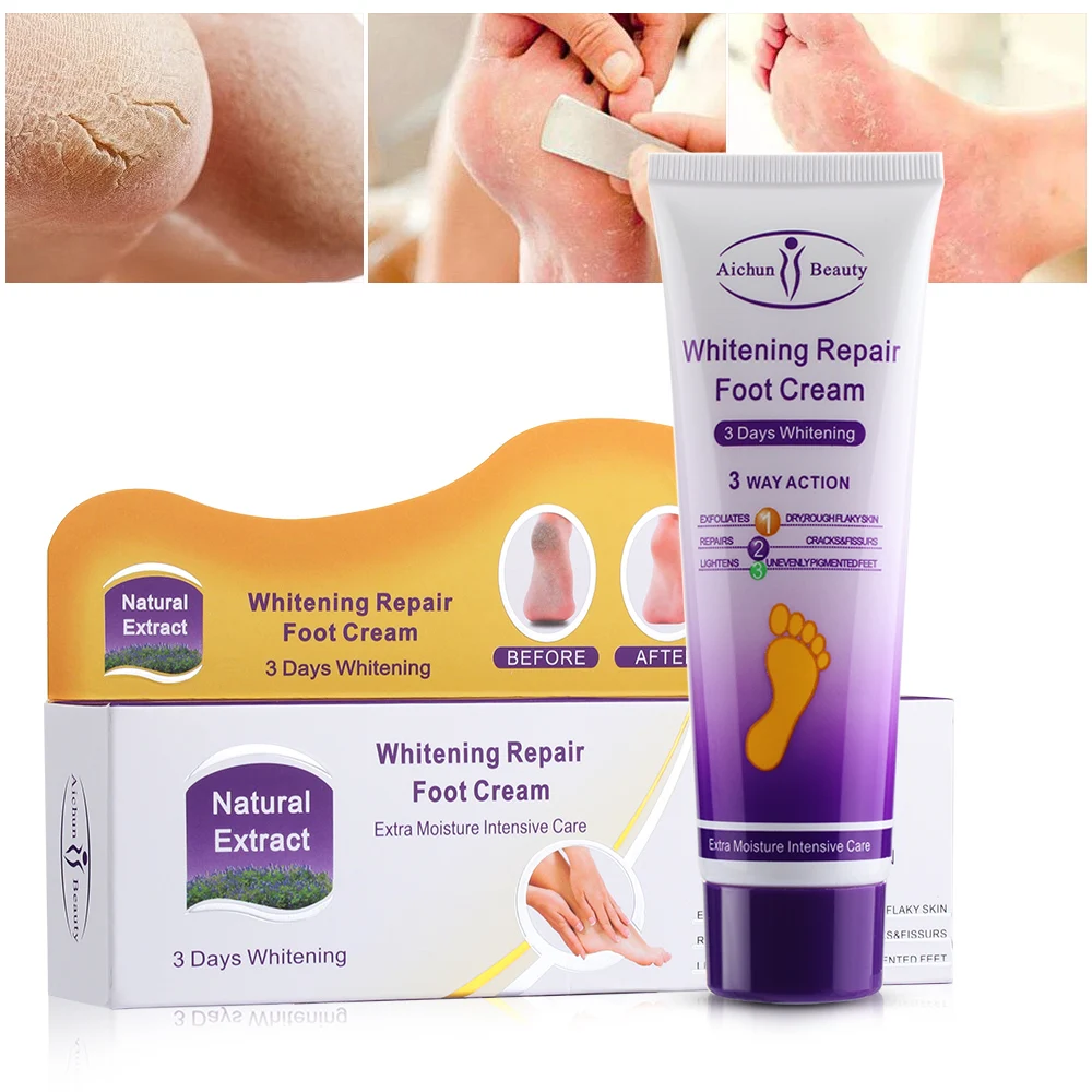 1PC Whitening Foot Peeling Repair Cream Cracked Heel Repair Cream