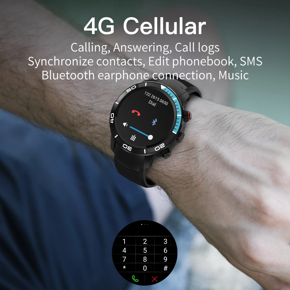 4G сети, WiFi, 5 м пиксель, gps навигация водонепроницаемый IP68 Смарт стиль часы