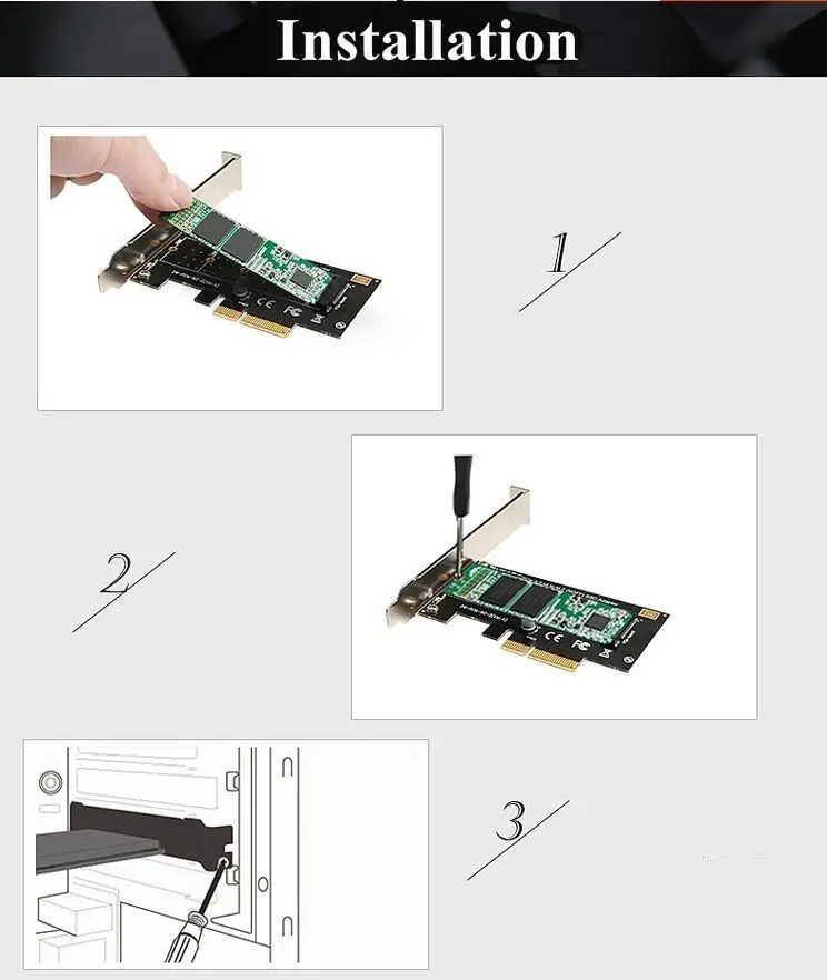 Переходная карта PCI-E PCI Express 3,0 для NVME M.2 NGFF SSD 110mmM_Key и B_Key PCIE pcie M2