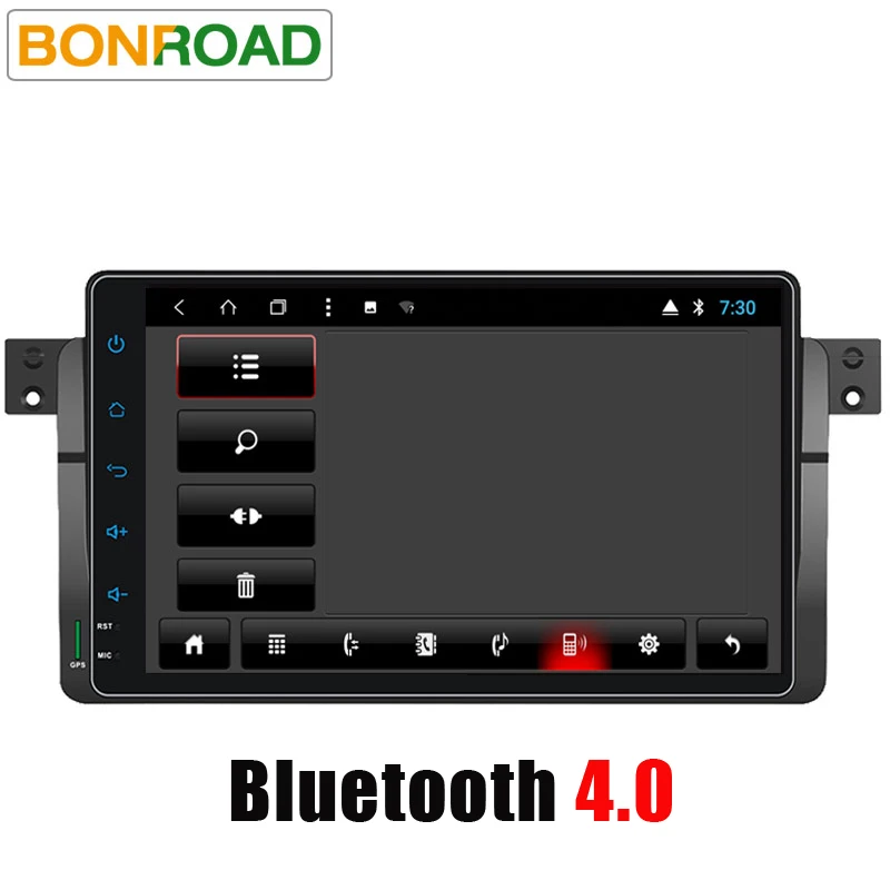 Sale BONROAD Octa Core Android8.1.0 Ram 2G Full Touch Car Video Player For E46/M3/MG/ZT/Rover 75/320/318/325 RDS GPS BT Wifi (No DVD) 3