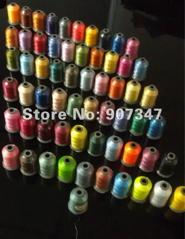 Набор для вышивки 61 цвет конус 1000 м|threaded stainless steel rod|yarn chartsyarn dyed fabric manufacturers |