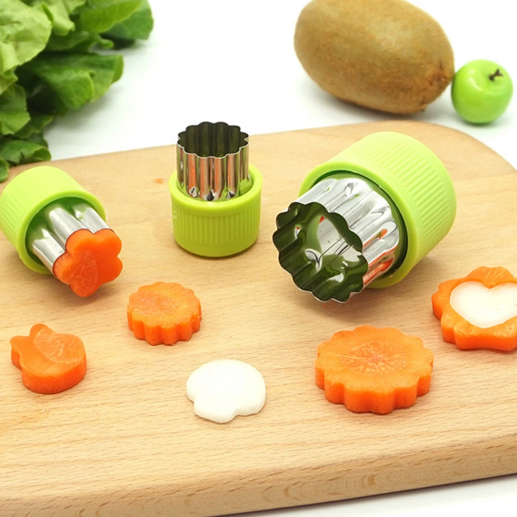 Buy 12pcs/set Stainless Steel Fruit Floral Shape