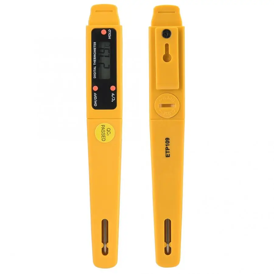 

Termometro Digital Thermostat ETP109B Digital Pen Type Food Thermometer For Oil Temperature Milk Powder Liquid Humidity Meter