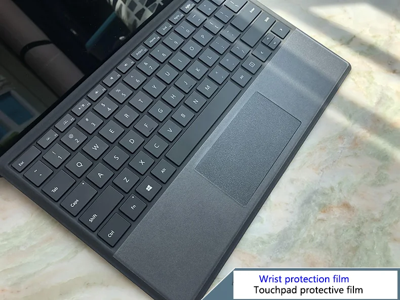 Силиконовый чехол для клавиатуры microsoft Surface 2 1" 13,5 мягкая защитная пленка для ноутбука для microsoft Surface Book 1 13,5" - Цвет: Wrist Touchpad film