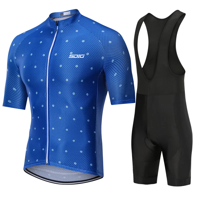 

SDIG 2019 Pro Team Men Summer Cycling Jersey Bib Short Set Gel Pad MTB Clothes Kits Bike Clothing Suit Hombre Maillot Ciclismo