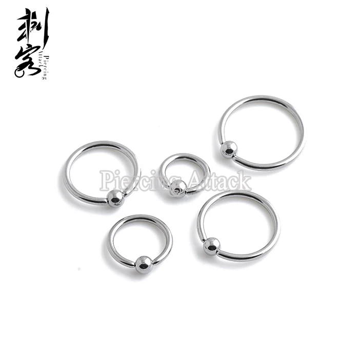 

316L Surgical Steel Captive Stud Earrings 14 Gauge Basic Body Jewelry