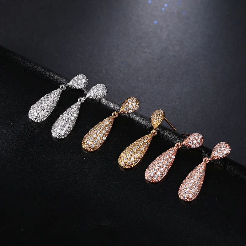 

2017 Z Crystalline Jewelry of the Fashion Emmaya Square Earrings with Stones of Zircon Fashion Cheap Red Earrings Earrings