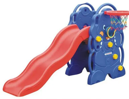 

kids indoor plastic slide, little elephant slides