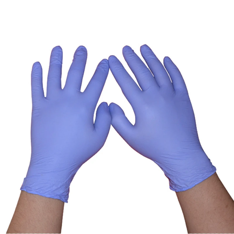 100 шт./кор. одноразовые латексные перчатки нитрил домашней уборки Кухня Еда стиральная медицинские перчатки резиновые S/M/L/XL