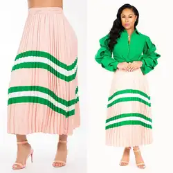 Новинка 2019 года arival элегантные модные стиль печати лето для женщин; большие размеры юбка S-XL