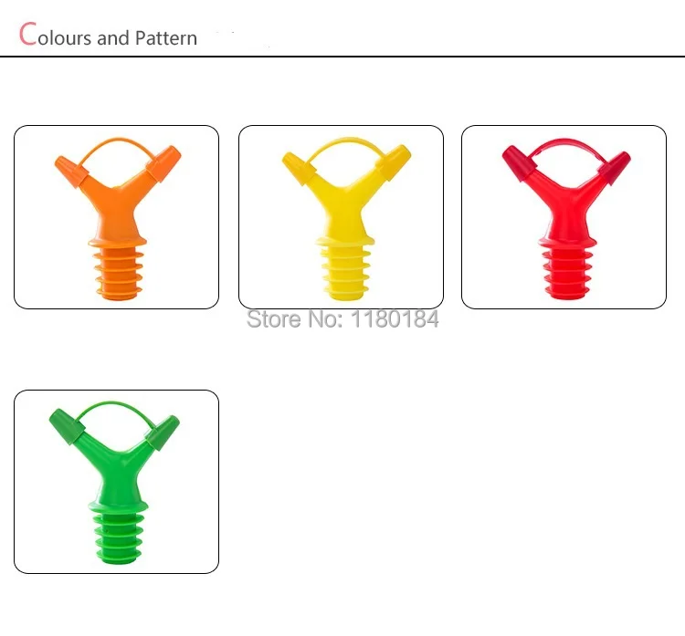 5 шт/лот двойное отверстие бутылки масла пробка бутылки для соуса колпачки распыливающего наконечника вина пробка Pour жидкие направляющие инструменты, устройства для кухни KX 011