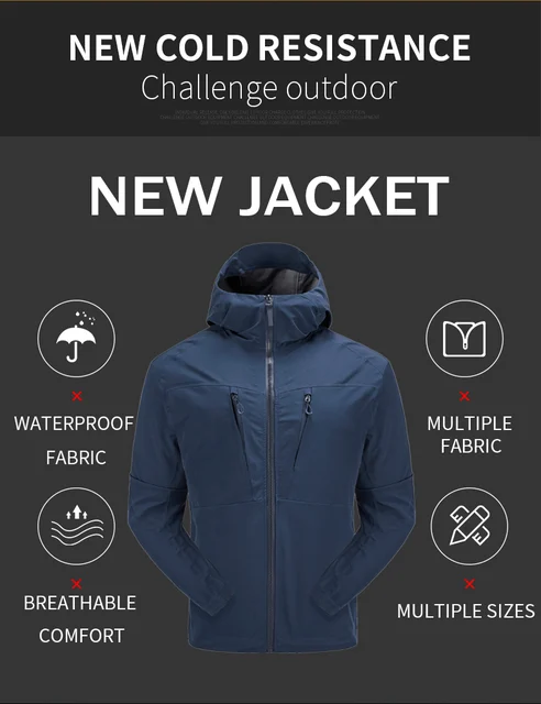 Outdoor Jacket Windproof Waterproof Jacket Men's Hooded Jacket Light  Rainproof Jacket Mountaineering Suit Autumn And Winter - Hiking Jackets -  AliExpress