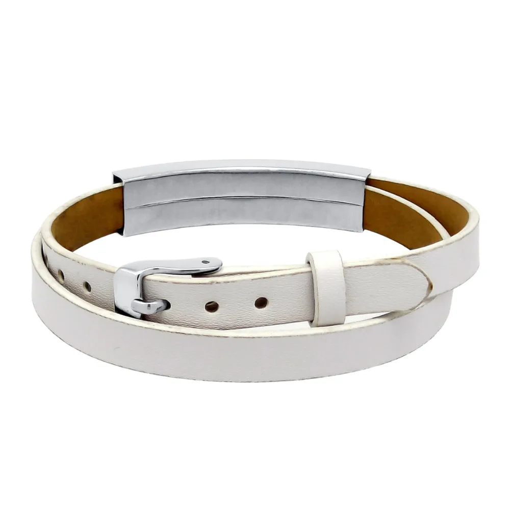 ZP-BS993-7 Diffuser Leather Locket Bracelet