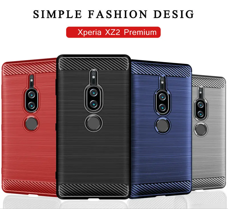 

for Sony Xperia XZ2 Premium Silicone Armor Bumper Shockproof Cover Phone Cases for Sony Xperia XZ2 Premium Case Fundas