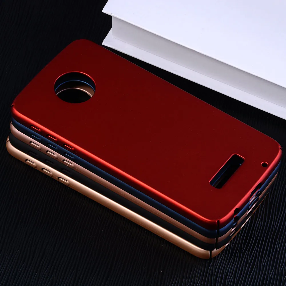 

Hot 360 Protection Case For Motorola Moto G5 Plus Case Luxury Ultra thin Hard PC Shield Back Cover For Moto G5S Plus g6 plus