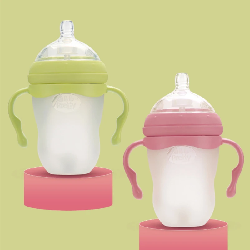220ml Newborn Drink Bottle Baby Nursing Milk Fruit Juice Water Feeding