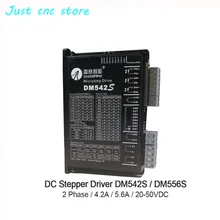 Leadshine stepper motor driver DM542S two Phase Input Voltage 10-30V DC Current 0.5-5.6A Automation machine Use CNC kit Leadshine stepper motor driver DM542S two Phase Input Voltage 10-30V DC Current 0.5-5.6A Automation machine Use CNC kit