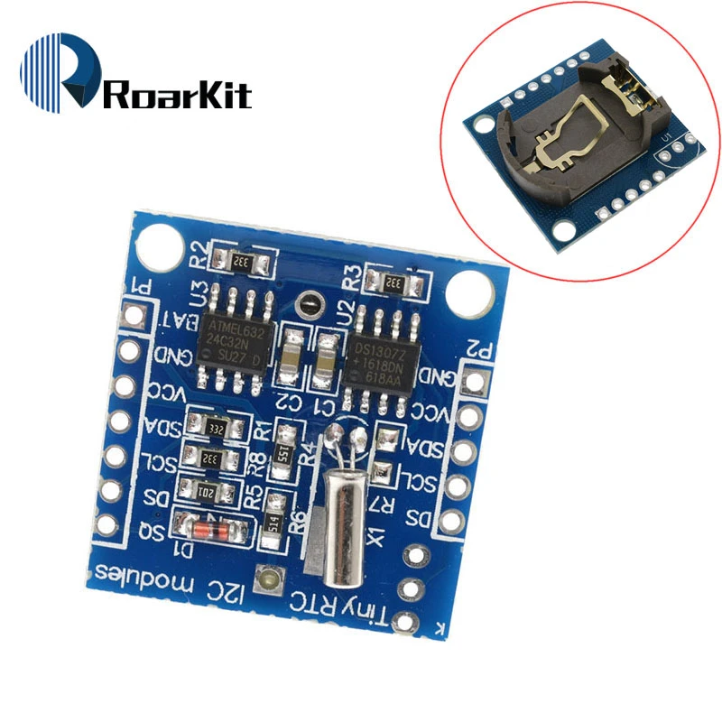 1pcs The Tiny Rtc I2c Modules 24c32 Memory Ds1307 Clock Rtc Module For ...
