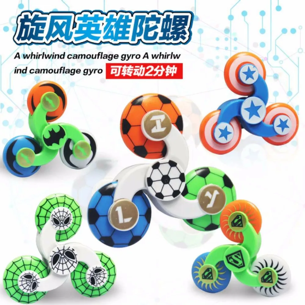 

Fidget Spinner Captain America Spiderman Super Hero The Avenders Fingertip Best Hand Spinner Cool Metal Finger Toy