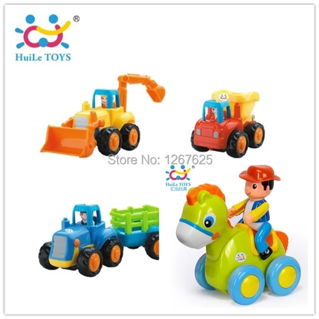 Lovely Horse 4 Inercia camión bebé juguetes de aprendizaje acción Brinquedos párr Bebe regalos envío gratis juguetes Huile 326 y 366C-X