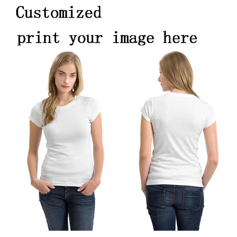 

Nopersonality Customized T-shirt Hipster Summer Short Sleeve for Women Cool Spandex Top Tee Casual Women T Shirt