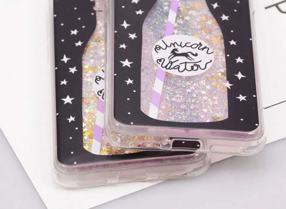 Reaoom for Huawei P8 P9 Lite 2017 Case Glitter Dynamic Liquid Star Quicksand Bottle Unicorn Cover for Huawei p8 p9 lite 2017     (9)