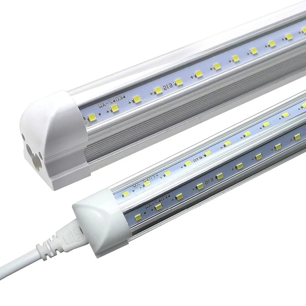Светодиодная трубчатая лампа T8 Led интегрированная v образная 4фт 36 Вт небьющаяся