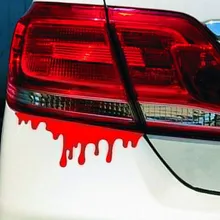Auto Cool car stickers Red Blood DIY vehicle Body Emblem Badge car styling Sticker car-covers personality auto accessories Jul14