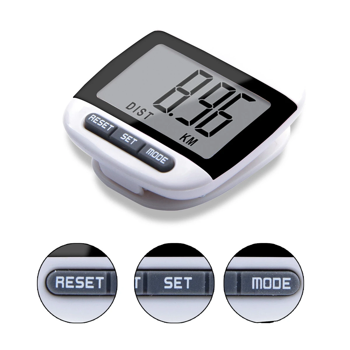 Activing Running LCD Digital Step Pedometer Sport Outdoor Walking