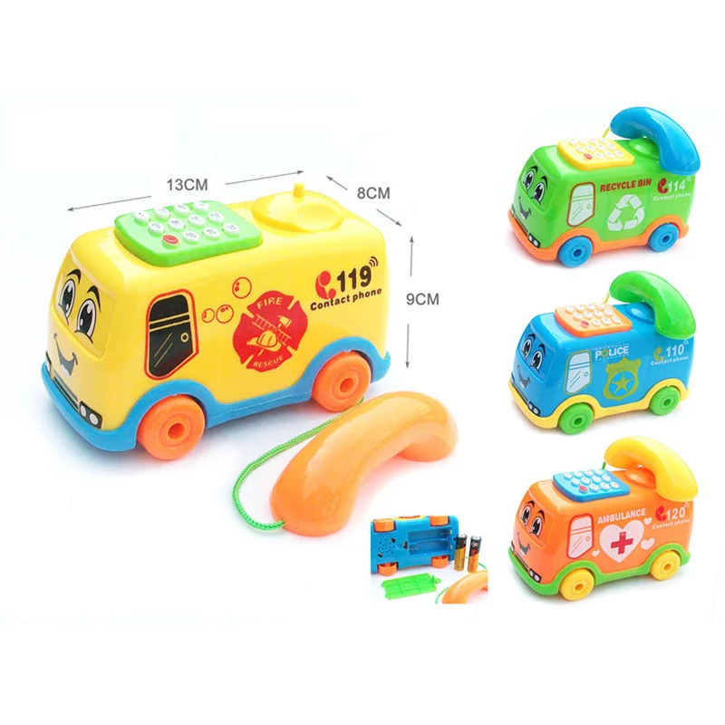 Educational Toys Strange New Bus Phone Early Child Music Lights Children Gift For Baby |