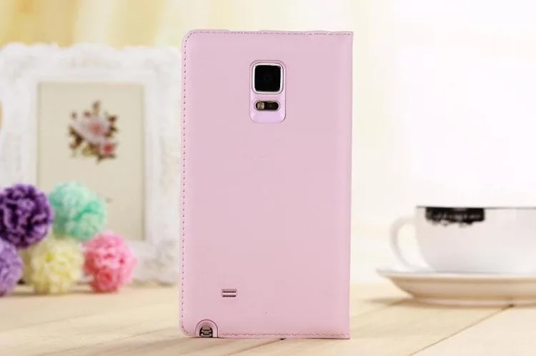 Slim Leather Wallet Case Flip Back Cover Battery Housing Carrying Bag With Card Holder Mask For Samsung Galaxy Note Edge N9150 kawaii samsung cases