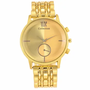 

Golden New Clock Gold Fashion Men Watch Full Stainless Steel Quartz Watches Wrist Watch Wholesale Wrist Watch Relogio Masculino