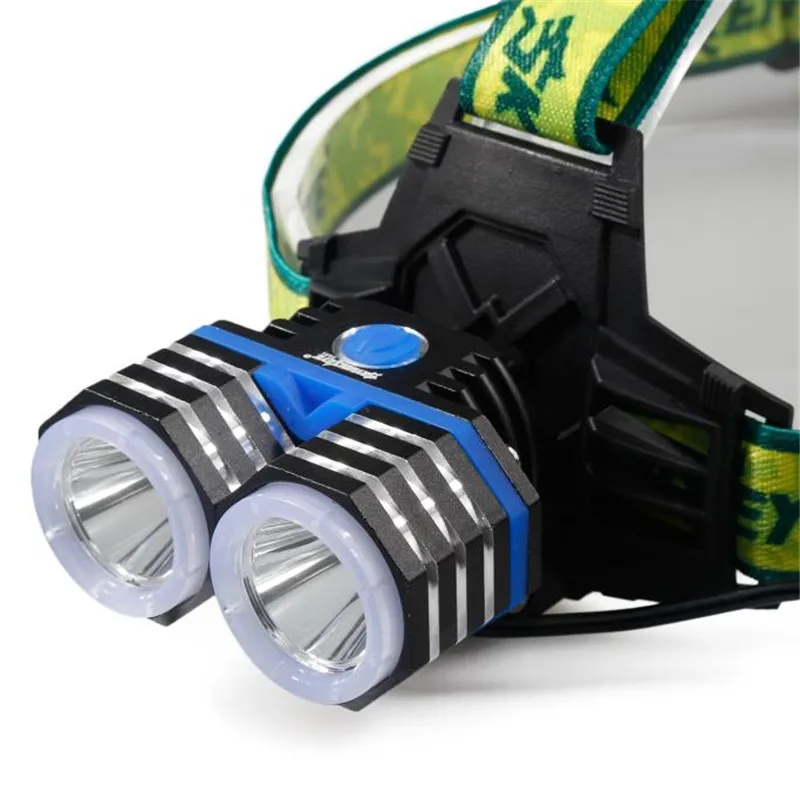 Велосипедный фонарь 6000LM 2X XM L T6 светодиодный Перезаряжаемые 18650 USB фары фара