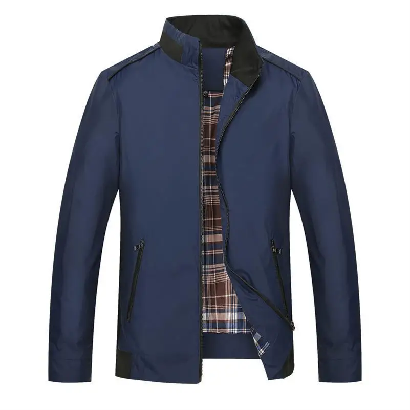 8XL 7XL men's fashion business casual solid coat jacket high quality