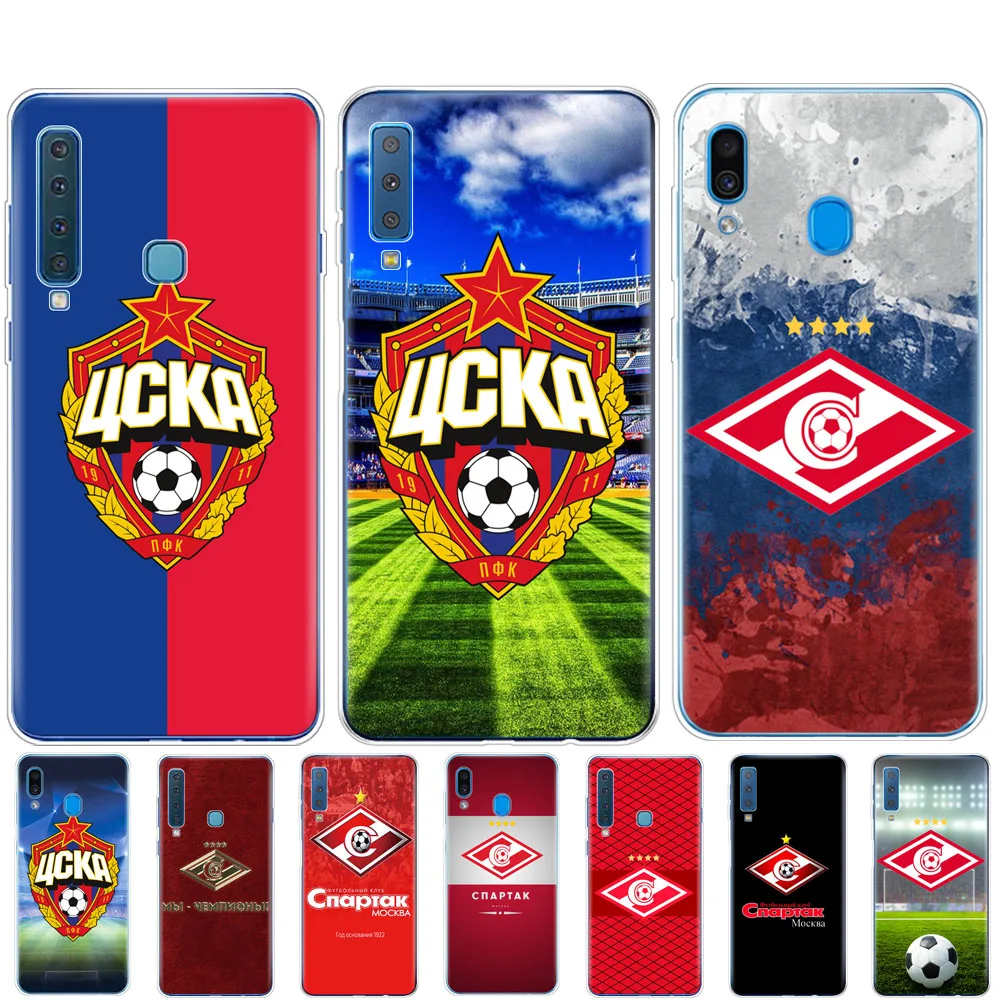 Case For Samsung A50 Case For Samsung Galaxy A50 A10 A30 A40 A70 A 50 2019 A9 A7 2018 russian Moscow football