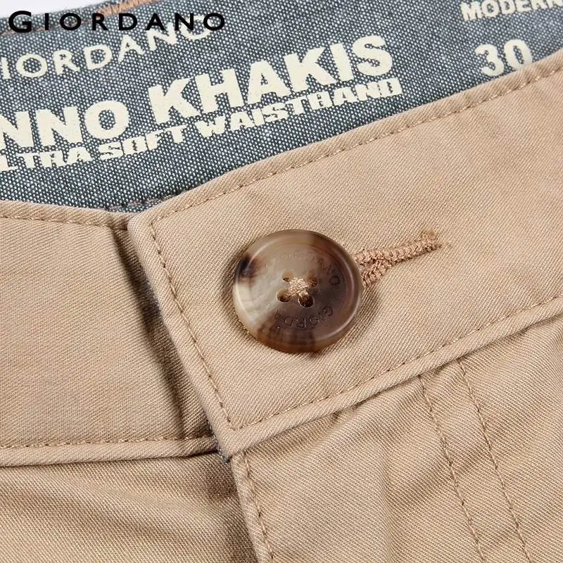 Giordano Men Pants Casual Stretchy 