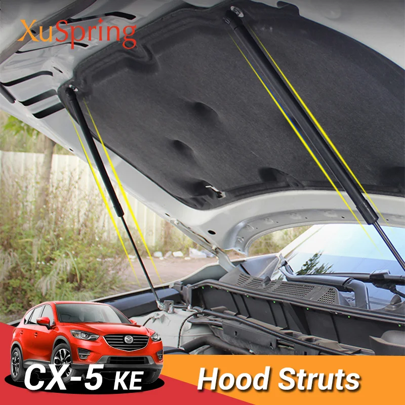 Для Mazda CX 5 CX5 2013 2014 2015 2016 KE накладка на капот автомобиля гидравлический стержень
