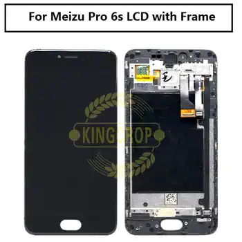 5.2\"Amoled Meizu Pro 6 M570M M570C M570Q M570h Lcd Display with Touch glass Digitizer Frame assembly replacement meizu pro 6s