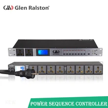 Professional 10-channel intelligent power контроллер синхронизации мульти-источник питания с функцией регулятор последовательности дисплей напряжения