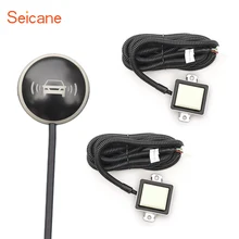 Sistema de Detecção De Ponto Cego Do Carro Seicane Fácil Mudar de pista Não Condução de Carro de Segurança com 2 Radar Sensor Indicador de Áreas cegas luz