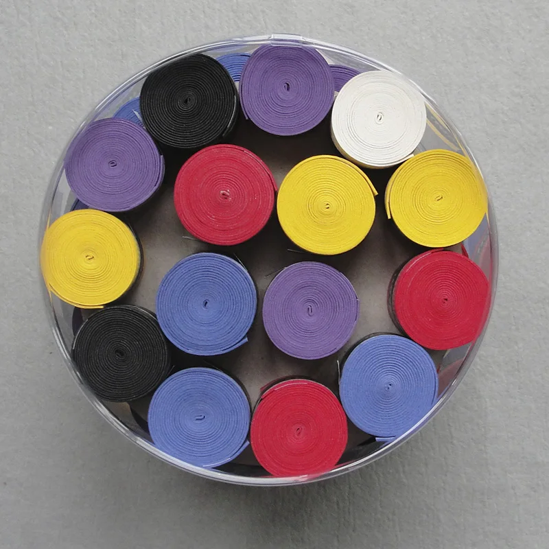 الجملة 60 قطعة/الوحدة مكافحة زلة تنس مضرب overgrips جديد فرك اليد هلام الشريط الغراء overgrips