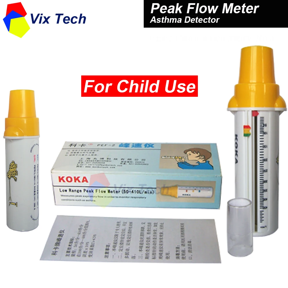 Bambino Asma PEF rivelatore, picco di flusso espiratorio Tester di velocità, Respiro Monitor Bambino Asma PEF rivelatore, picco di flusso espiratorio Tester di velocità, Respiro Monitor
