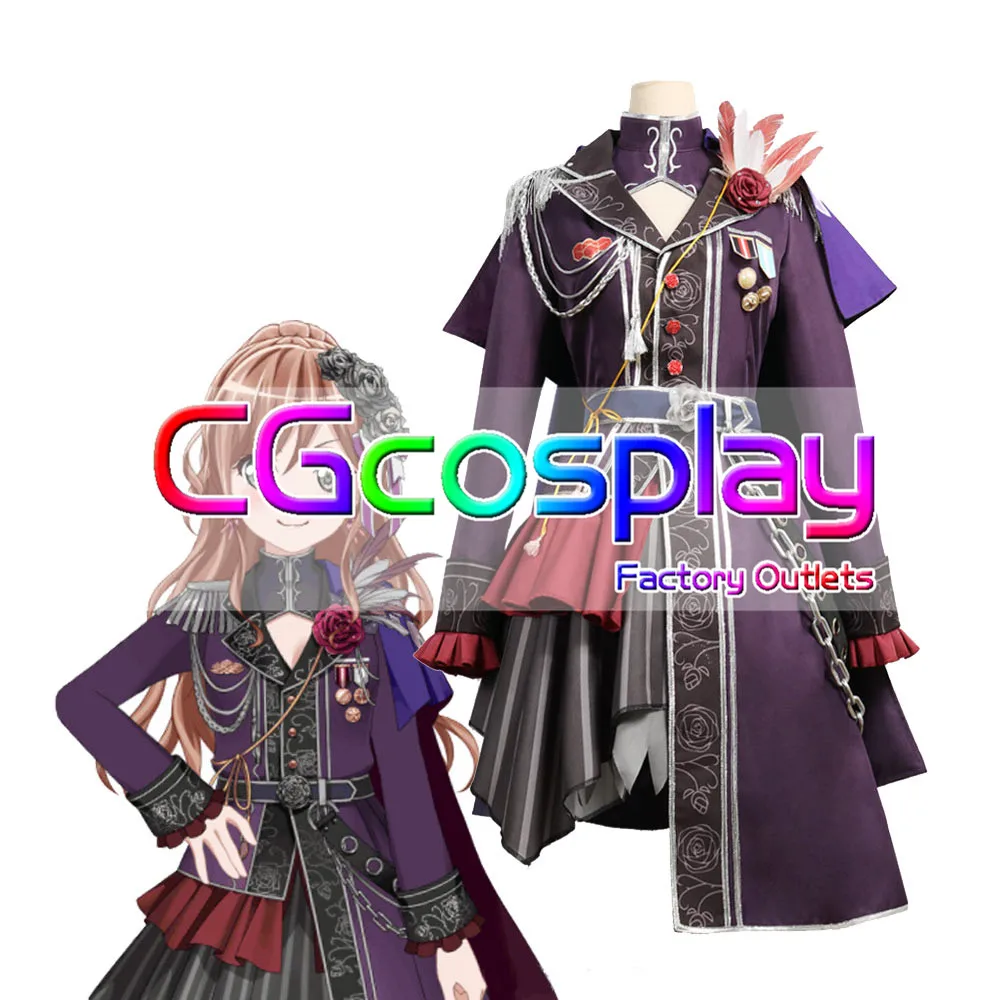 Cgcos Экспресс доставка Bang Dream Лиза Имаи Roselia 3th live форма аниме игры Косплэй костюм на