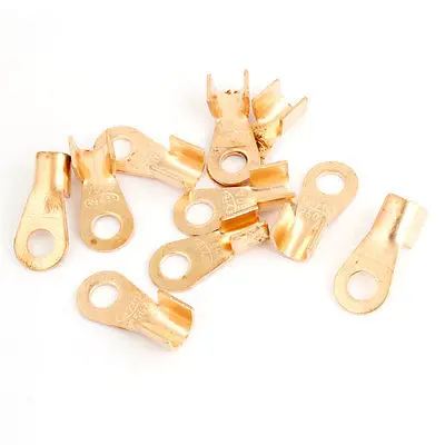 

Open Cable Connector Ring Tongue Non-insulated Terminals 250A 10 Pcs