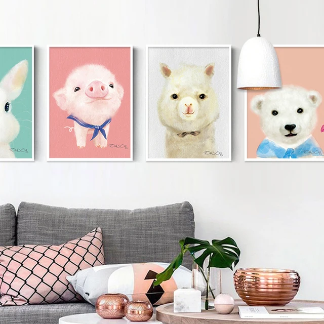 Adorable Cartoon Children S Room Decoration Painting Living Adorable Cartoon Children S Room Decoration Painting Living Bedroom Small Apartment Home Accessories Hanging Paint