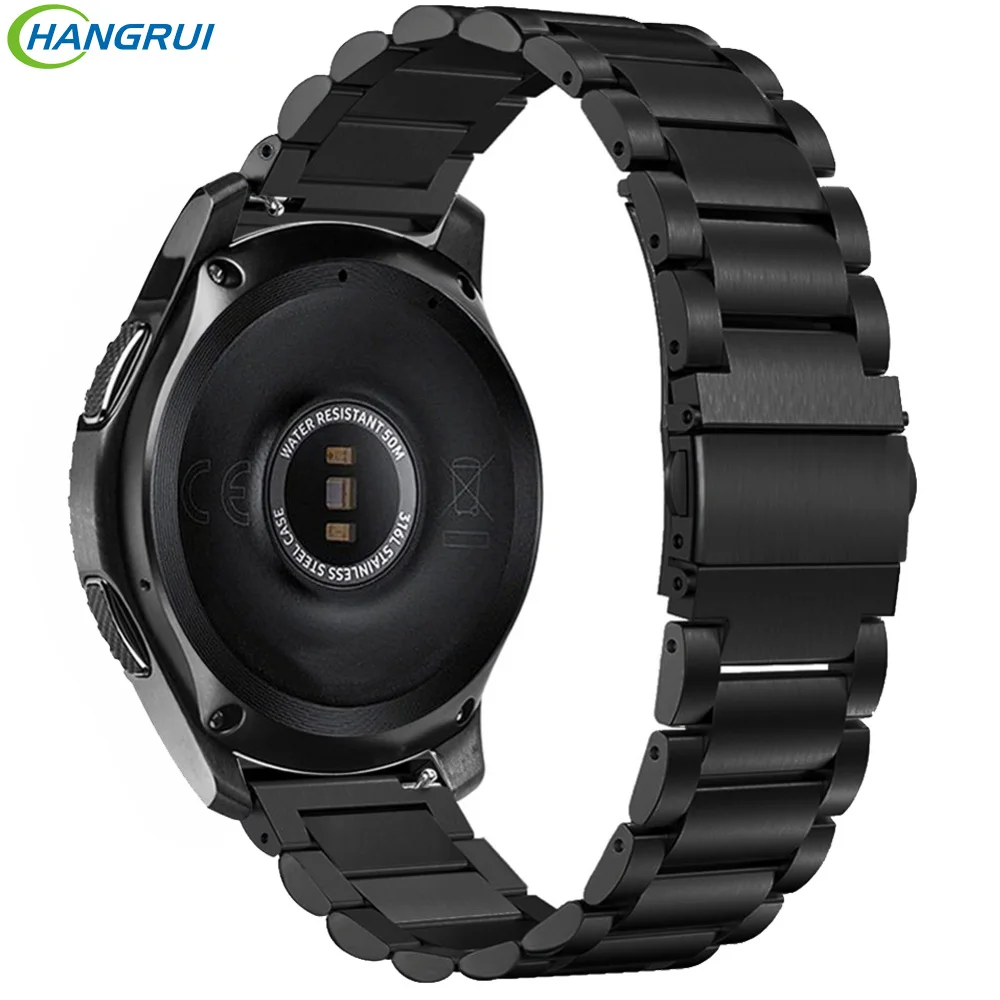 

Hangrui Luxury Stainless Steel Smart Watch Band For Samsung Galaxy Watch /Gear S4 Watchband 42MM/46MM Replaceable Strap