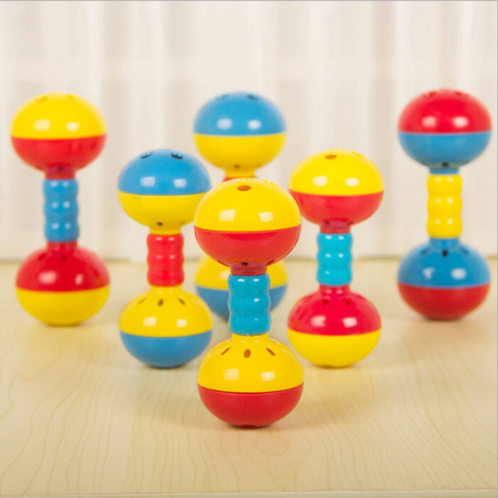 1 pcs Cute Baby Hand Shake Bell Ring Toys Baby Educational Toys Toddler
