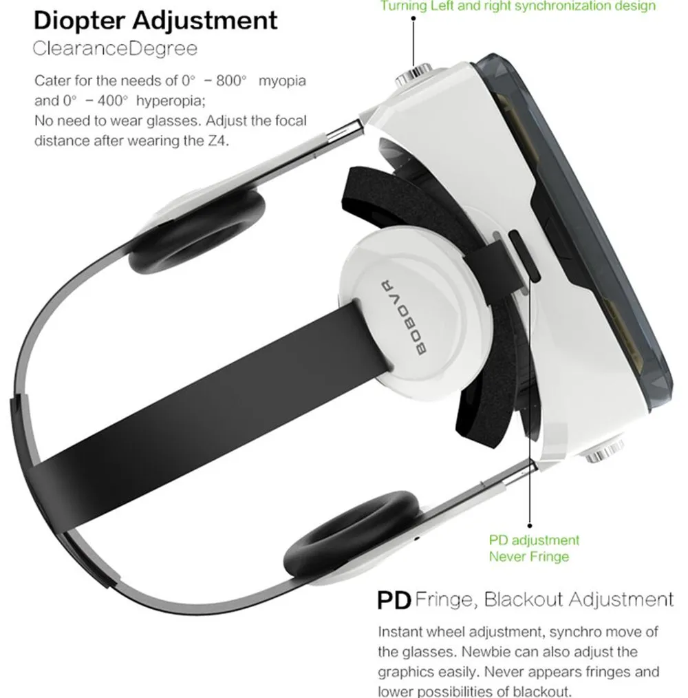 Очки виртуальной реальности BOBOVR Z4 3D шлем кожи и картона VR очки виртуальная