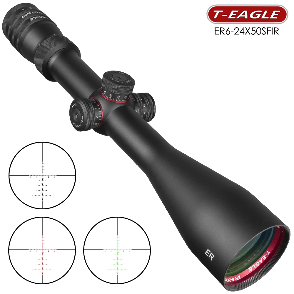 T Eagle SFIR 6 24X50 прицел с боковой регулировкой охотничий оптический фокусировкой Снайпер|Оптические прицелы| |