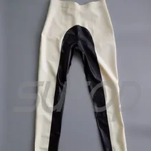 Мужские латексные брюки в белом и черном цвете для продажи